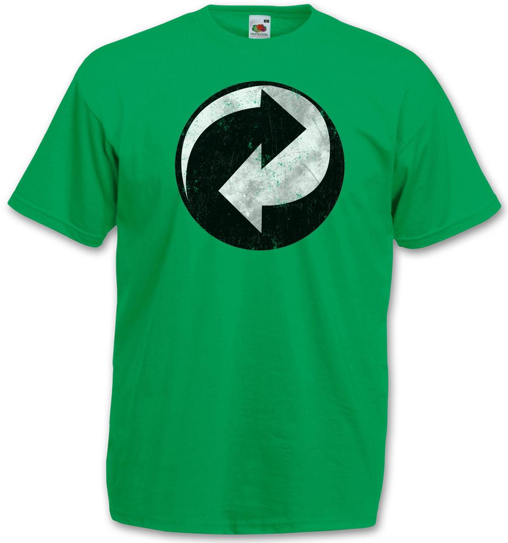 RECYCLING SYMBOL T-SHIRT Green Point Arrow The Recycle Big Punkt Bang TBBT XXXL