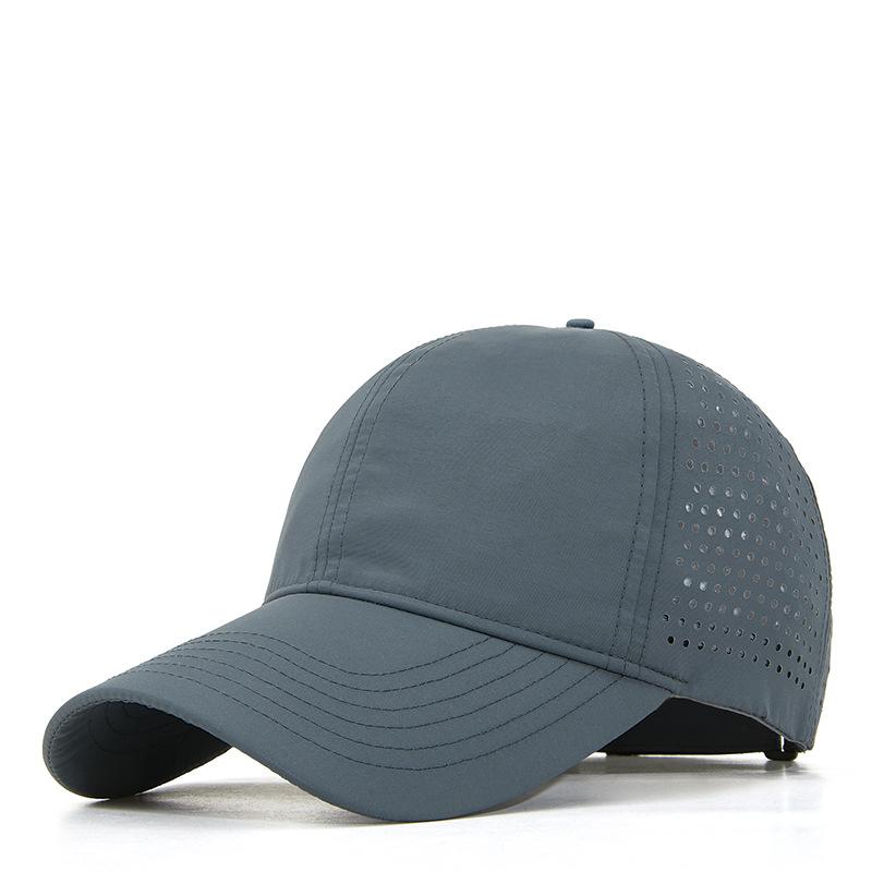 Summer Large Quick-Drying Mesh Baseball Caps For Men And Woman Adjustable XL Size Breathable Solid Colour Snapback Cap Dad Hats