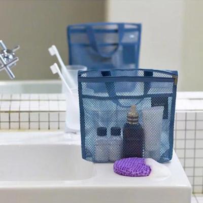 Große Kapazität Mesh-Kosmetiktasche Handtasche Reißverschluss Aufbewahrungstasche Multifunktions-Make-up-Tasche für Toilettenartikel und Duschzubehör