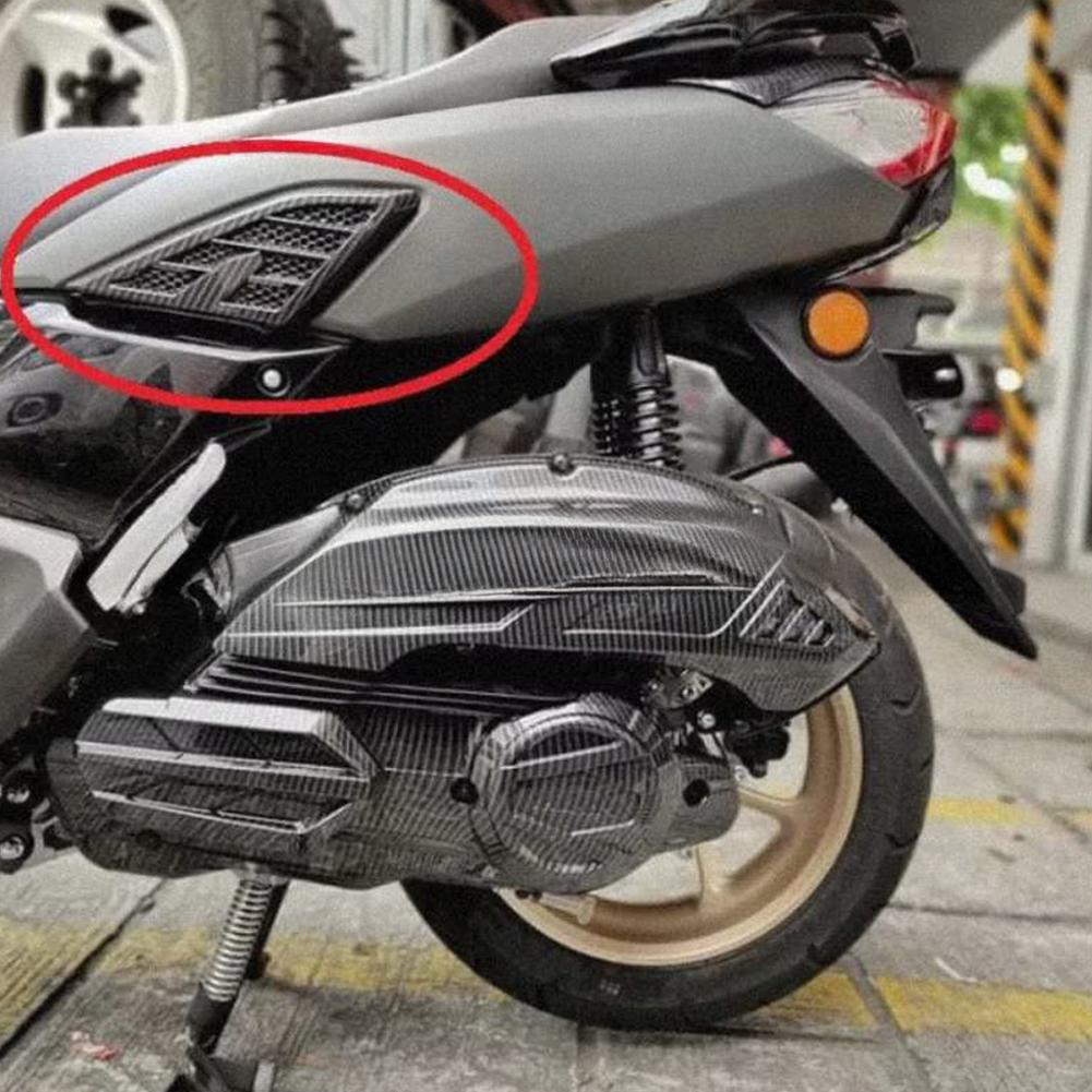 2Pcs Motorcycle Rear Side Cover Cap Decorative Protector Panel For YAMAHA NMAX155 NMAX125 NMAX 155 125 2020-2023
