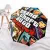 1pc GTA Umbrella, Sun Protection, And UV Shielding. It Has Eight Sturdy Ribs for Outdoor Use And Perfect As a Holiday Gift