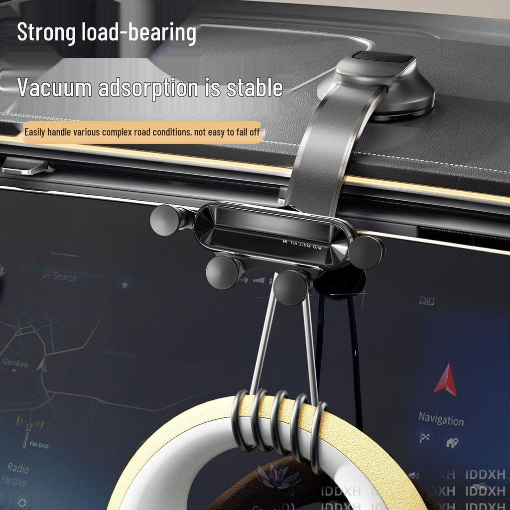 2025 Magnetic Car Phone Holder with Strong Vacuum Suction and Navigation Support