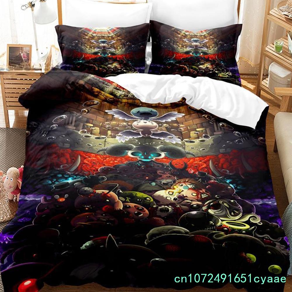 Fashion 3D Printing Game The Binding Of Isaac Bedding Set Single Twin Full Queen King Size Bed Set Teenager Bedroom Sheet Sets