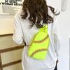Leisure Baseball Sling Bag Fitness Sports Nylon Chest Bag Trendy Fanny Pack  Woman Girls