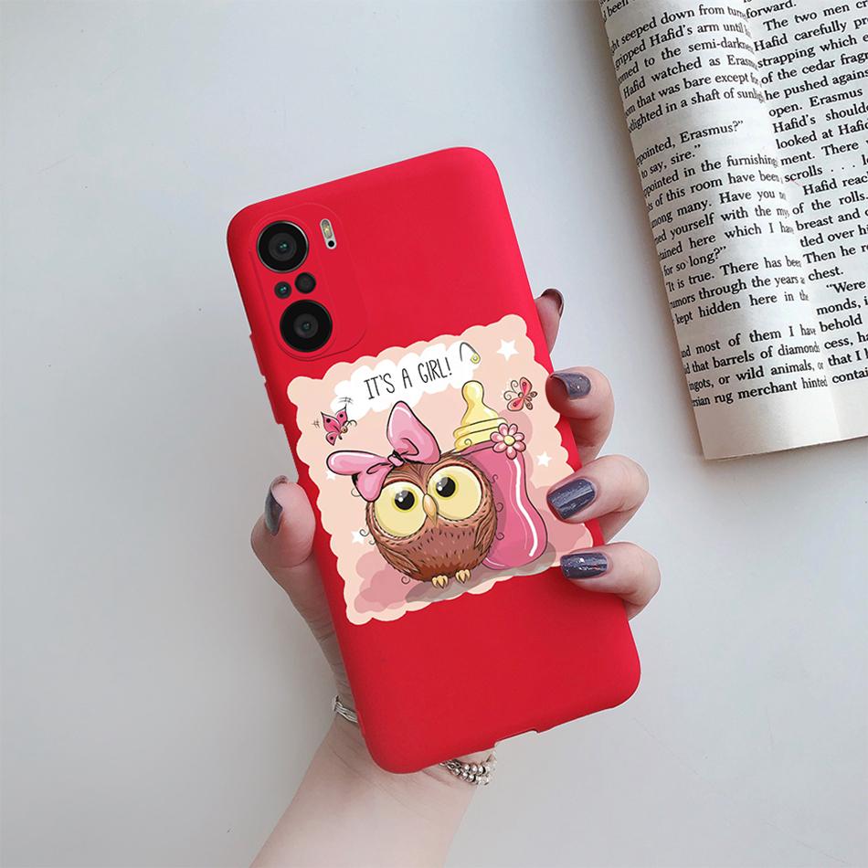 For Xiaomi POCO F3 Case Soft Back Cover Fashion Rainbow Love Heart Silicone Phone Protector Case For Xiaomi mi POCO F3 F 3 Funda