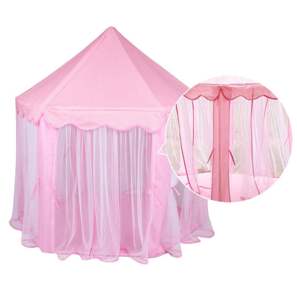 [selling-Home] Kids' Tent, Princess Castle-Shaped Foldable Playhouse, Secret Base, Birthday/Christmas Gift, Pretend Play