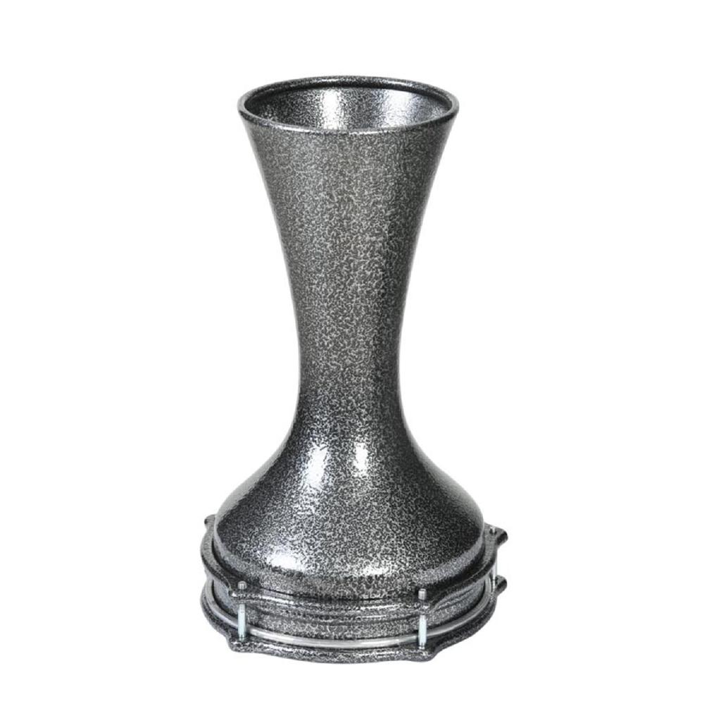 830ag Aluminum Darbuka Hammered Silver 20cm