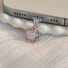 Star-Shaped Phone Dust Plugs Type-C Port Covers with Charm Pendant Reusable Dust Plugs for Protecting Against Dirt Moisture
