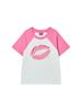 NYXX Lips Ringer Tee Pink
