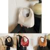 Stylish Women's New Moon Shoulder Handbag With Trendy Pu Material And Unique Design In Black Red Brown White Colors