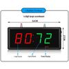 Placar LED Sem Fio Jun Ding Ying Grande de 4 Dígitos