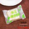 100-Pack Frosted Ziplock Bags for Biscuits, Snowflake Crisp, and Scented Tea Packaging