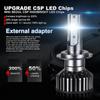 ZTZPIE 4500K 6000K 8000K HB3 HB4 9005 9006 H1 H7 H4 H11 9012 Bulb Canbus Led Lamp CSP 3570 Car Headlight Fog Light 130W