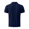 Men's Knit Short Sleeve Shirt with Collar, Color, Breathable Lace