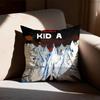 Art Rock Band Radiohead Pillow Case Square DoubleSided Printing Short Plush Sofa Cushion Cover Bedroom Bedside Pillow