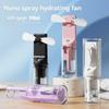 2 In 1 Mini Water Spray Mist Fan Face Steamer Camping Cooling Fan  Dormitory