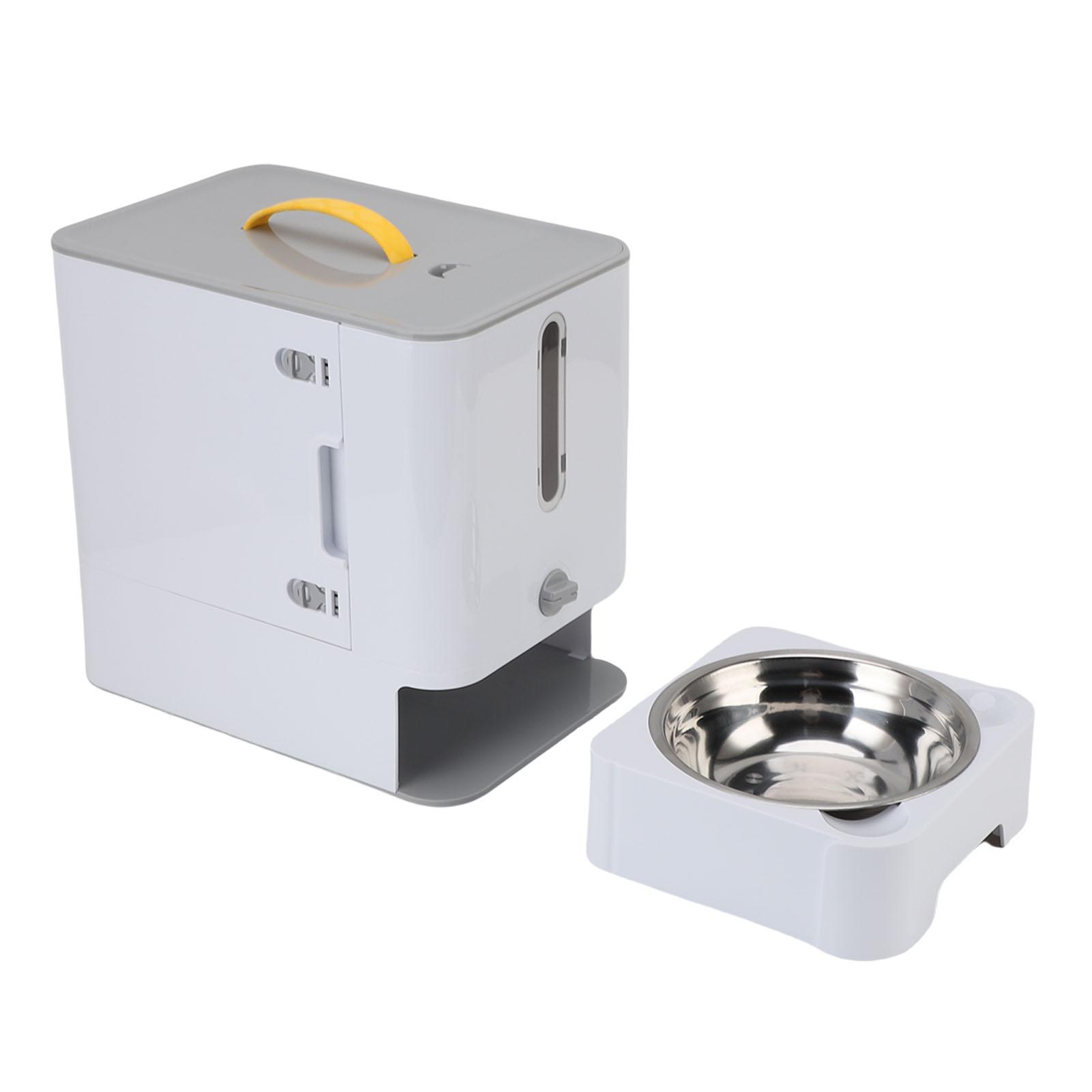 

Многофункциональный контейнер для корма для домашних животных, кормушка, диспенсер для кошачьего корма, станция для кормления, хранение лакомств для