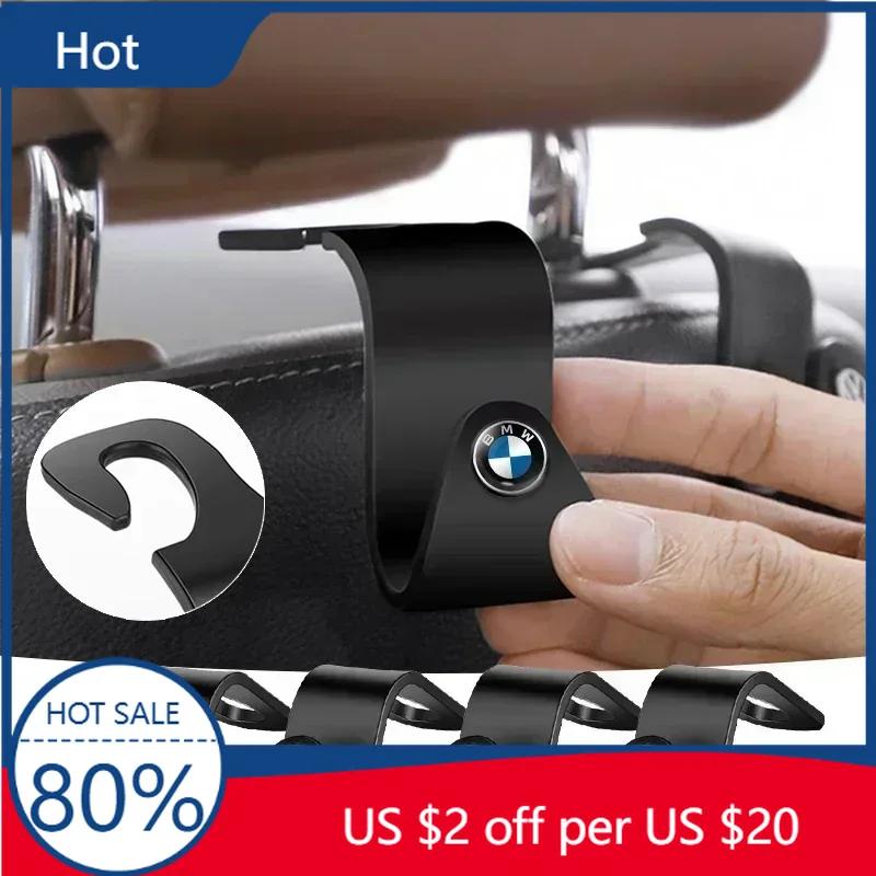New 2025 E90 For BMW 1/2Pcs Auto Seat Headrest Hook Storage Hanger For BMW M M3 M5 F10 F30 F20 E28 E30 E34 E36 E39 E46 E91