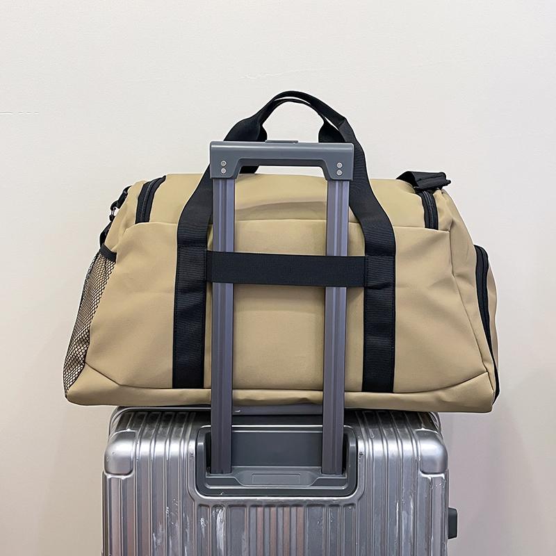 Large Capacity Handbag Sports Training Gym Bag with Shoes Compartment Storage Duffel Bag Dry Wet Separation Short Trip Bag