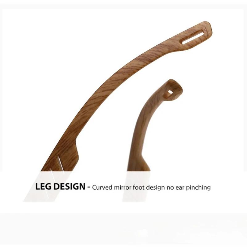 New Arrivals Black Wooden UV Protection Sunglasses for Men Bamboo Sunglasses Red UV400 Lenses Fashion Driving Shades Glasses