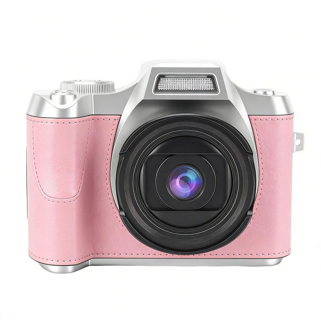 Digital Camera 1080P 48MP 2.4 Inch Screen 18x Zoom Autofocus Camera with Fill Light Keychain for Portrait Landscape