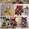 Mini Desktop Christmas Tree with Lights and Decorations