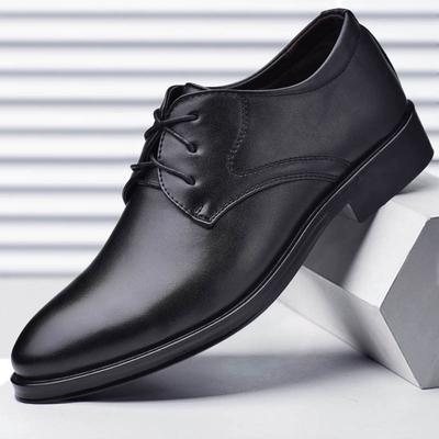 Herren Hochzeitsparty Schuhe schwarz Leder Business Herren Kleider Casual Jugend Britischer Stil Büroarbeit Frühling Herbst Schuhe Herren