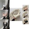 Elegante Schwarze Perlen-Bestickte PU-Handtasche Stilvolle Lässige Umhängetasche Für Damen