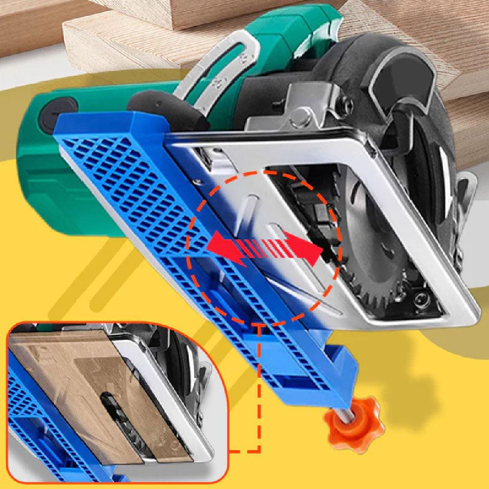 Adjustable ABS Cutter Holder Electric Circular Saw Milling Positioning Clamp Modified Cutting Board For 4-6” Cutting Machine