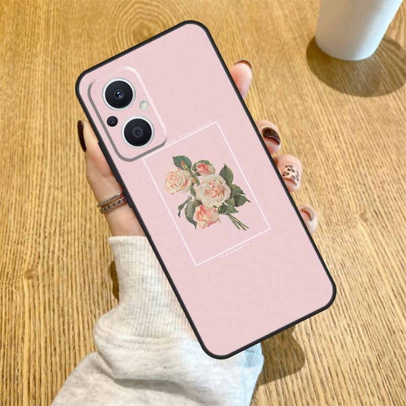 Aesthetics Flower Funda For OPPO Reno 7 8 Lite 14 F 13F 12F 11F 13 12 11 10 Pro OPPO Find X9 X8 X6 X5 Pro Case