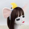 Animal Fancy Costume Kit Accessories Elephant Costume Set with Elephant Ears Headband Bowtie Tail Tutu Skirt 1/3/4Pcs