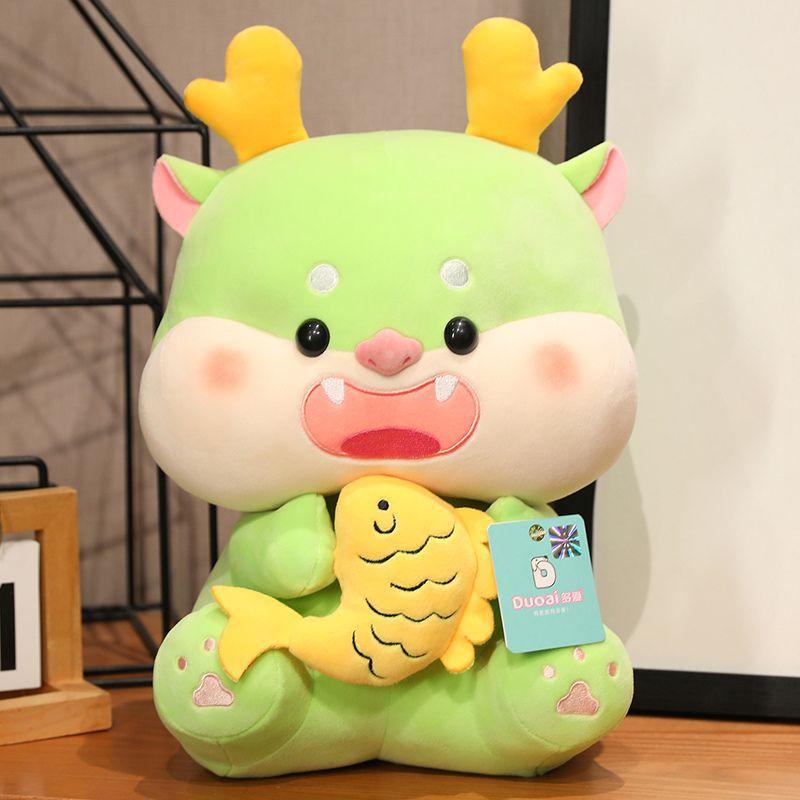 2024 Year Of The Dragon Plush Toy Good Luck Dragon Doll Wholesale New Year Gift