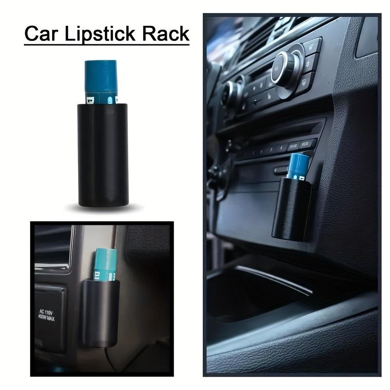 Universal Silicone Car Lipstick Holder Portable Small Item Organizer Rack for Cosmetics and Accessories Practical Hook Design