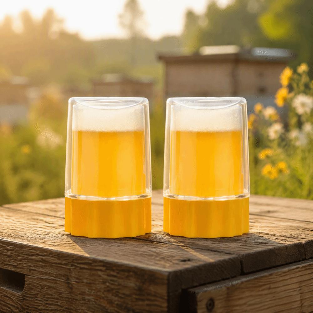 2pcs Plastic Bee Marking Bottle Yellow Beekeeping Replacement Tool  Queen Marking