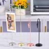 Gold Artistic Stainless Steel Menu Holder and Price Tag Display Stand
