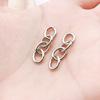 White K Alloy Multi-Style Charm Keychain & Jewelry Accessories