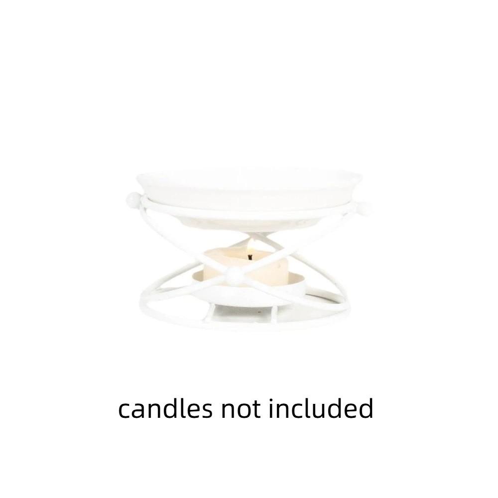 Minimalistischer ätherischer Öl-Brenner Eisen Aromatherapie Kerzenhalter Meditationsraum