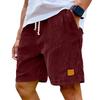Pantaloncini da uomo in velluto a coste con coulisse - Estivi, Vestibilità ampia, Gamba dritta, Traspiranti, Asciugatura rapida, Casual Sportivi, Cinque pollici