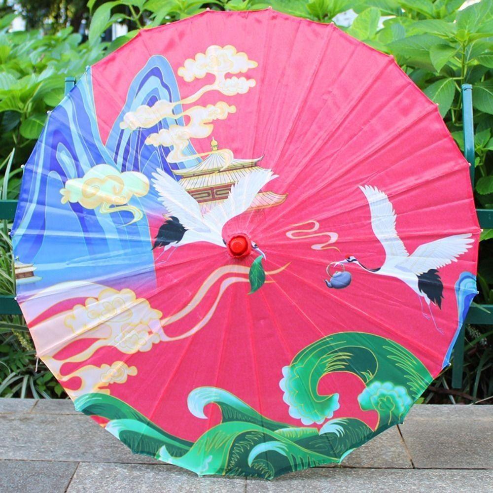 Parapluie en papier huilé 56cm Costumes Parapluie de photographie Scène de fête de demoiselles d'honneur