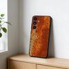 Retro Rust D-Design Phone Case For Samsung Galaxy A13,21s,22,31,32,52,53,71,72,73,Soft Black Cover