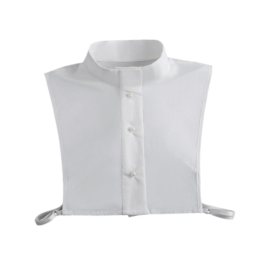 Perfect Match Elegant Stand Fake Collar For Women Half Shirt Detachable Lapel Collar Removable False Blouse Tops Neck Collar