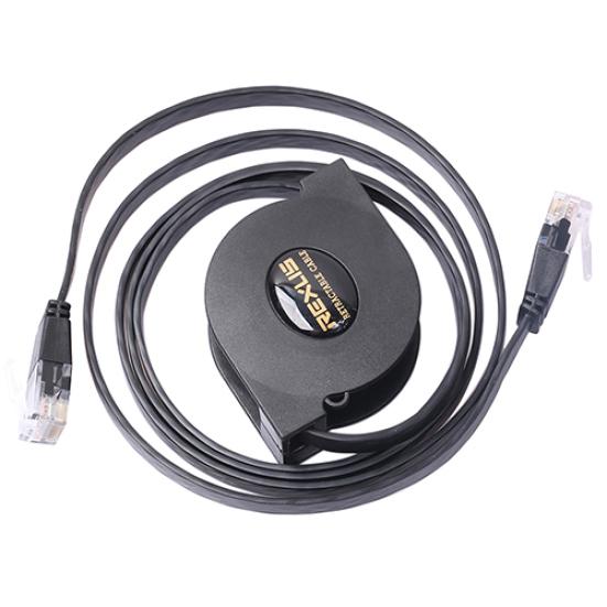 6.6/4.9/3.3 Ft Cat 6 Twisted Pair 7 Cat Network Ethernet Patch Cable Retractable