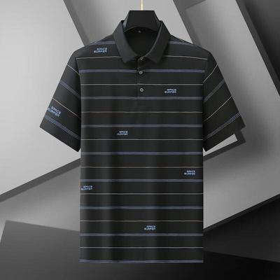 Polo sin arrugas para hombre de talla grande