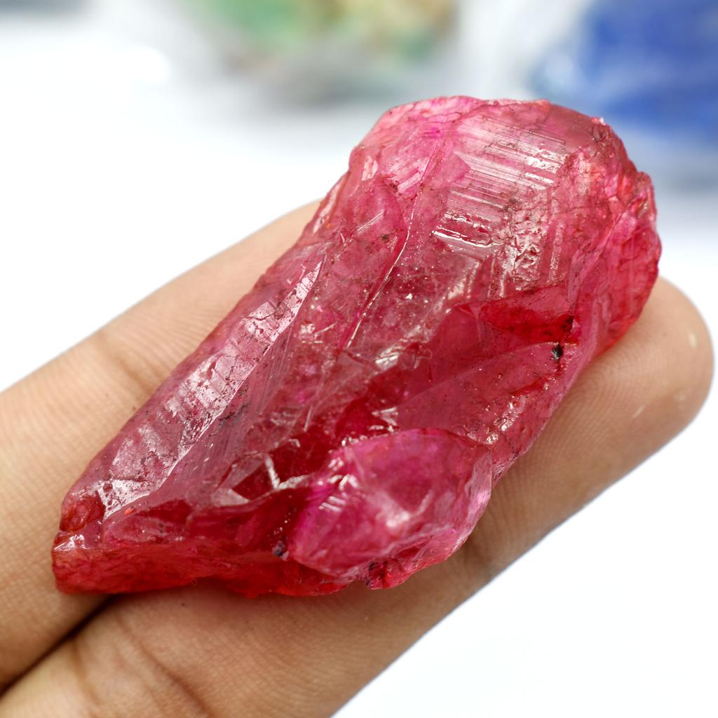 119.65 Carat Natural Huge Size Ruby Red Uncut Rough Loose Gemstone CERTIFIED va-210