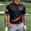 2026 Independent Station Summer Men's Casual Lapel POLO Shirt 3D Digital Printing Men's Outdoor POLO Shirt