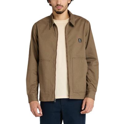 Logo Kragen Reißverschluss Arbeitsjacke Herren Jacke A432B-BK0
