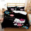 Hellokitty Cartoon Anime All Season Duvet Cover Comforter Bedding Sets Soft Quilt Cover And Pillowcases Single/Double/Queen/King