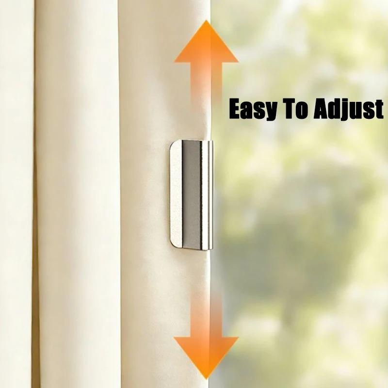 10 Piezas Pinzas Magnéticas Fuertes para Cortinas Clips de Cierre Blackout Sin Clavos Mantienen la Cortina Cerrada Evitan Fugas de Luz Para Dormitorio