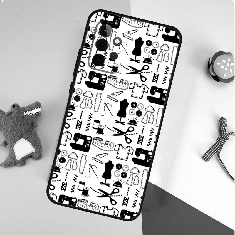 Sewing Machine For Samsung Galaxy A54 A34 A14 A55 A35 A15 A53 A33 A13 A05 A06 A16 A22 A32 A52 Phone Case