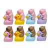 Pvc Capybara Duck Cartoon Figures Mini Garden Statues For Home Office Decor